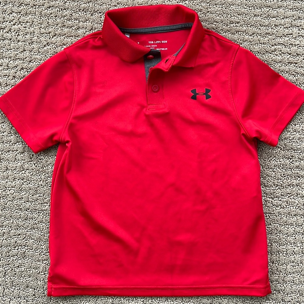 Under Armour HEATGEAR Golf Shirt YXS